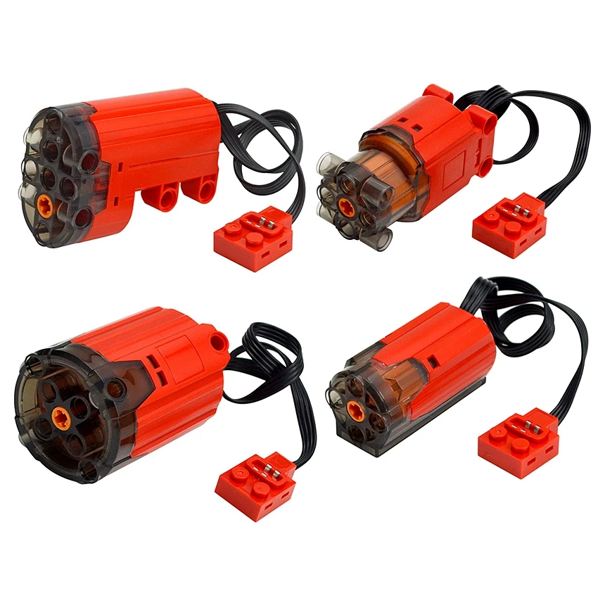 Technical Parts engine Building Blocks Multi Power Functions High Speed M XL L Servo Motor Monster Motors PF Model Brick Toys