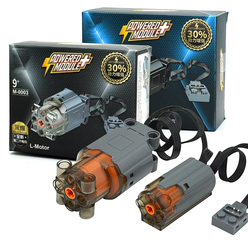 Technical Parts engine Building Blocks Multi Power Functions High Speed M XL L Servo Motor Monster Motors PF Model Brick Toys