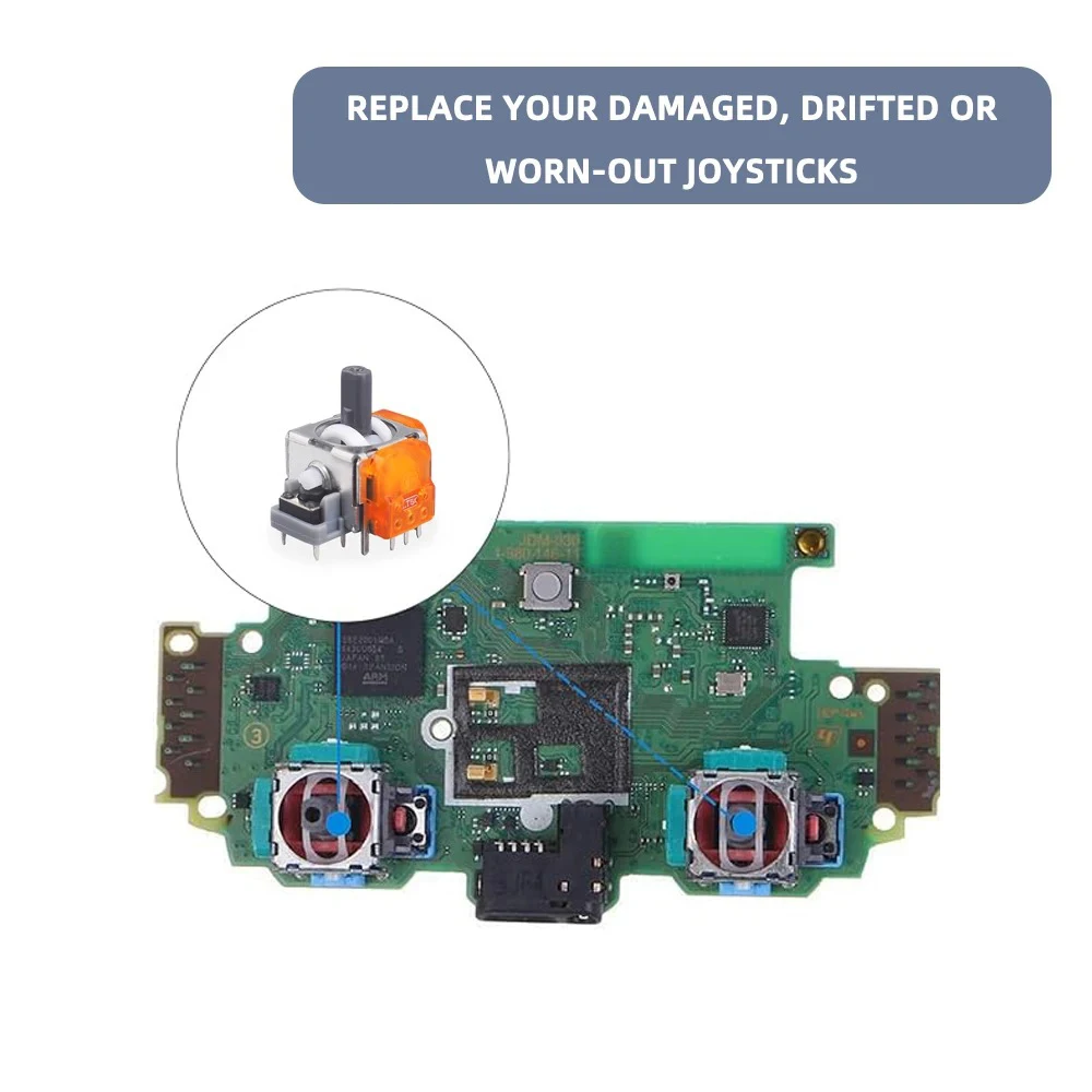 2-4-10PCS TMR Hall Effect Joystick 3D Analog Stick Sensor Replacement for PS5/PS4/Xbox Series X/S Controller Upgrade Accessories