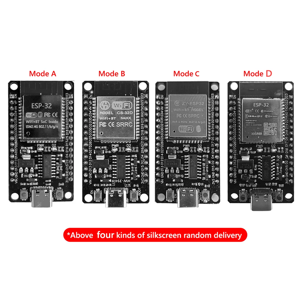 ESP32 ESP32S DEVKIT V1 Wireless WiFi Bluetooth Development Board Micro USB/TYPE-C Dual Core CH340 ESP-WROOM-32 Expansion Board