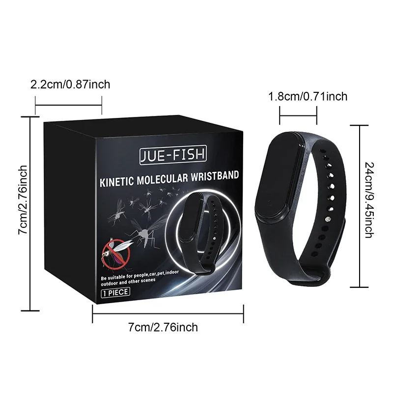 Mosquito Repellent Unisex Wearable Wristband Physical & Ultrasonic Non-Chemical For Home Outdoor Anti Mosquito Bracelet Bug Bite