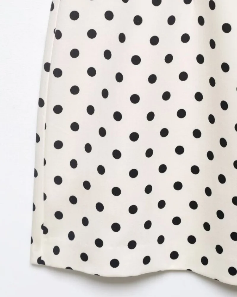 Cut Out Front Bow Tie Mini Dress, Women's Polka Dot Short Sleeve Bodycon Dress, Spring Summer Sexy Fashion Party Dress