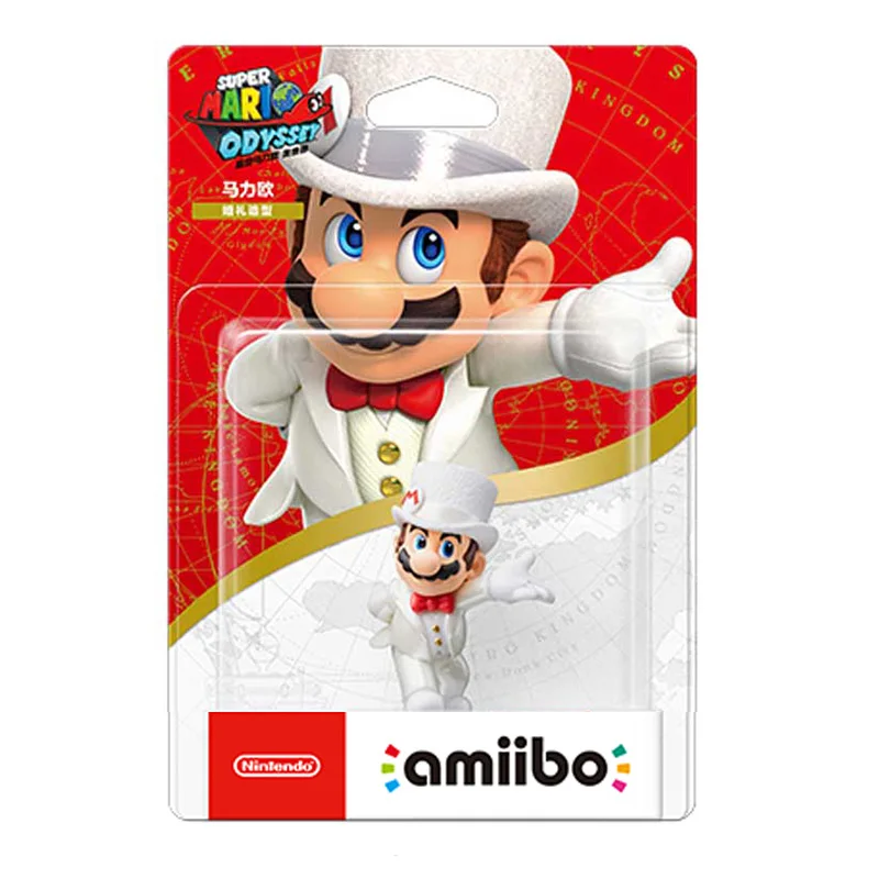 ARTSWIFT Amiibo Super Mario Odyssey Series Wedding Browser Peach Figurine NS Genuine NFC Original Region Free