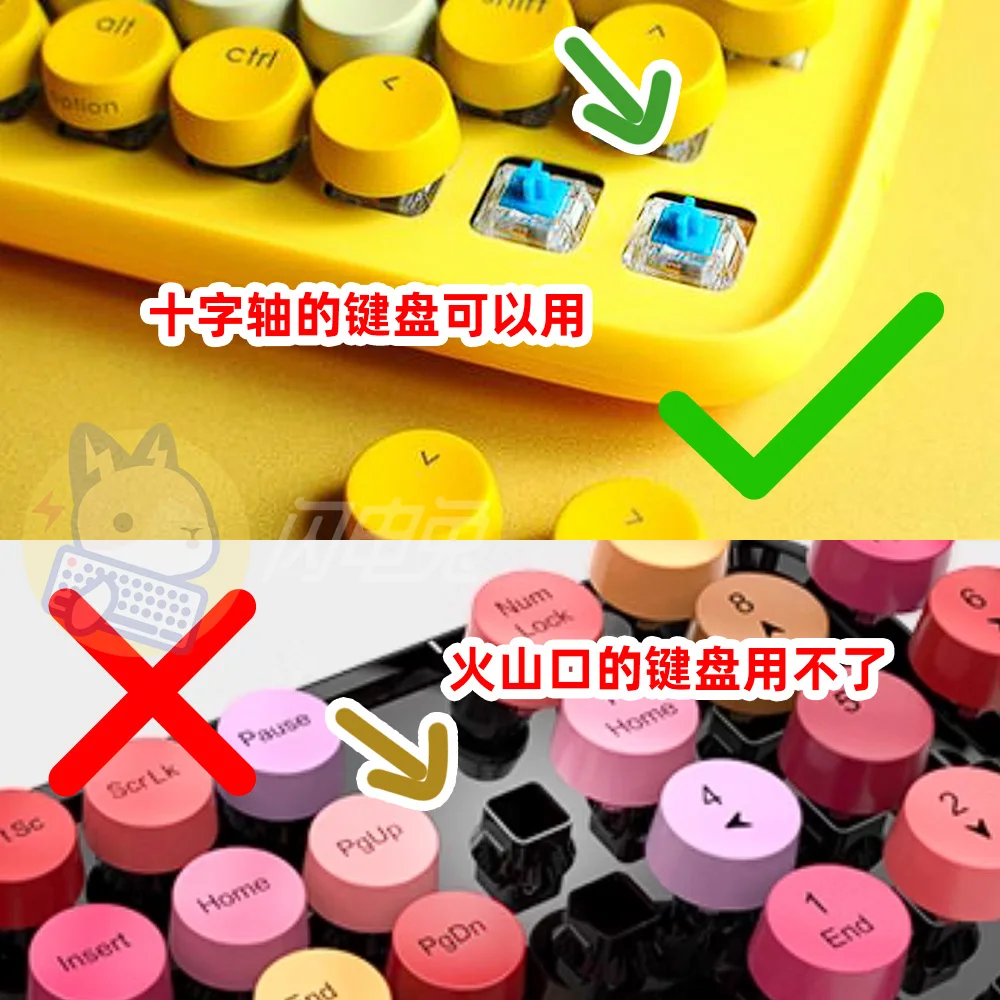 4pc Personalized Backlit Star Glitter Keycap Transparent Cute WASD Direction Key for Mechanical Keyboard Game Office Accessories