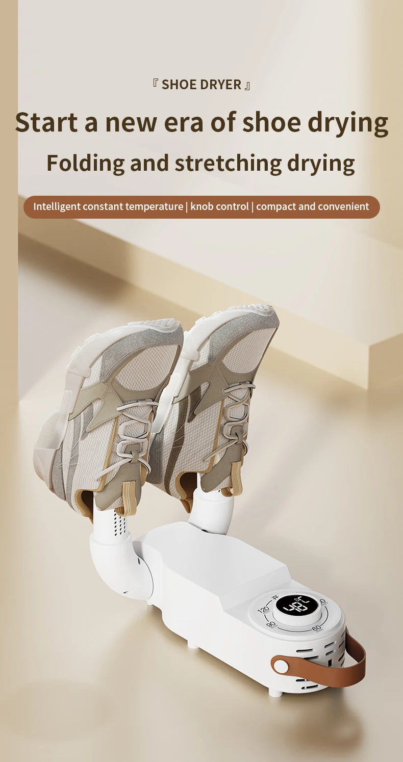 Intelligent Timer Shoe Dryer Boot Warmer EU/US UV Telescopic Adjustable Dryer Quick Drying Deodorizing Sterilizing Shoe Dryer