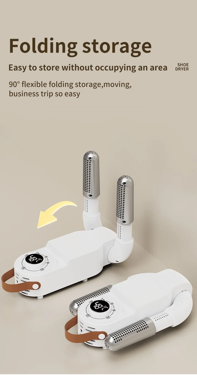 Intelligent Timer Shoe Dryer Boot Warmer EU/US UV Telescopic Adjustable Dryer Quick Drying Deodorizing Sterilizing Shoe Dryer