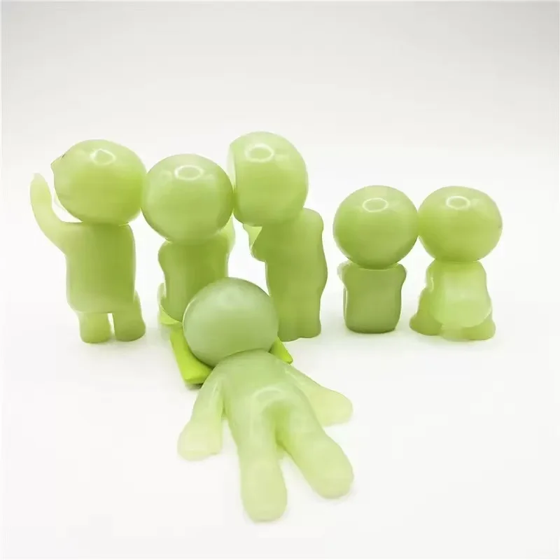 11 Types Multiple Series Noctilucent Green Doll Blind Box Action Figures Decoration Desktop Model Toy For Christmas Gift