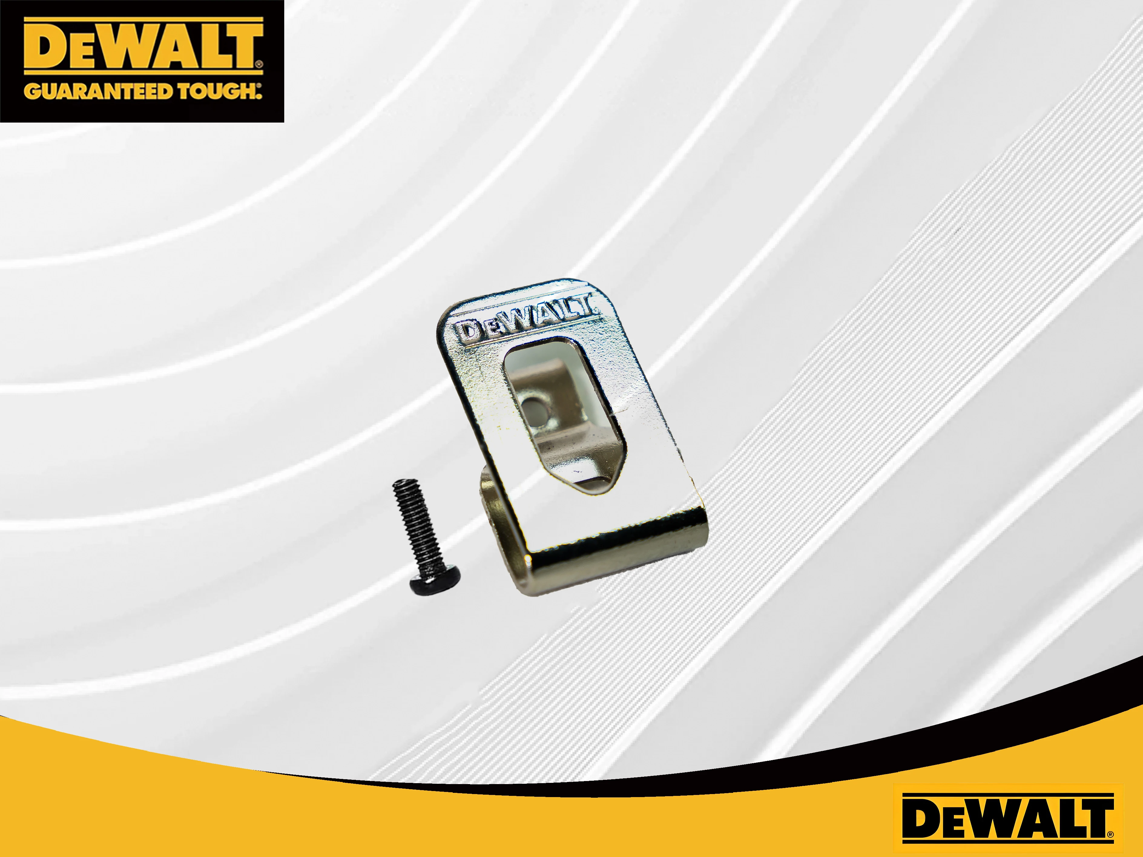 DEWALT original Electric Drill Belt Clip Hooks With Screws 18V 20V Cordless Drills Wrench Holder Clip Hooks Tool Part