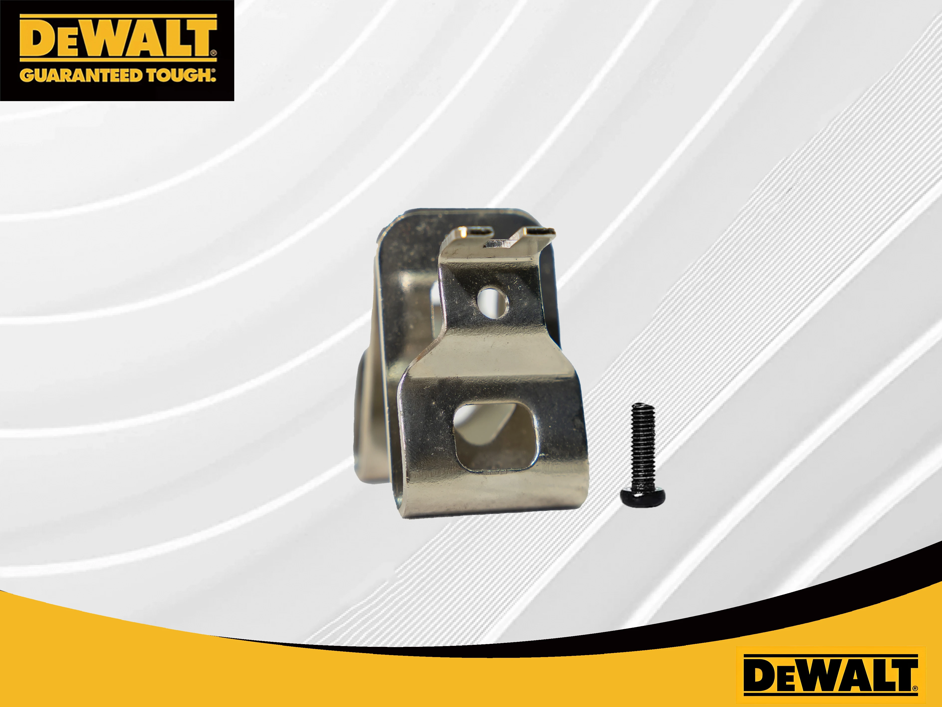 DEWALT original Electric Drill Belt Clip Hooks With Screws 18V 20V Cordless Drills Wrench Holder Clip Hooks Tool Part