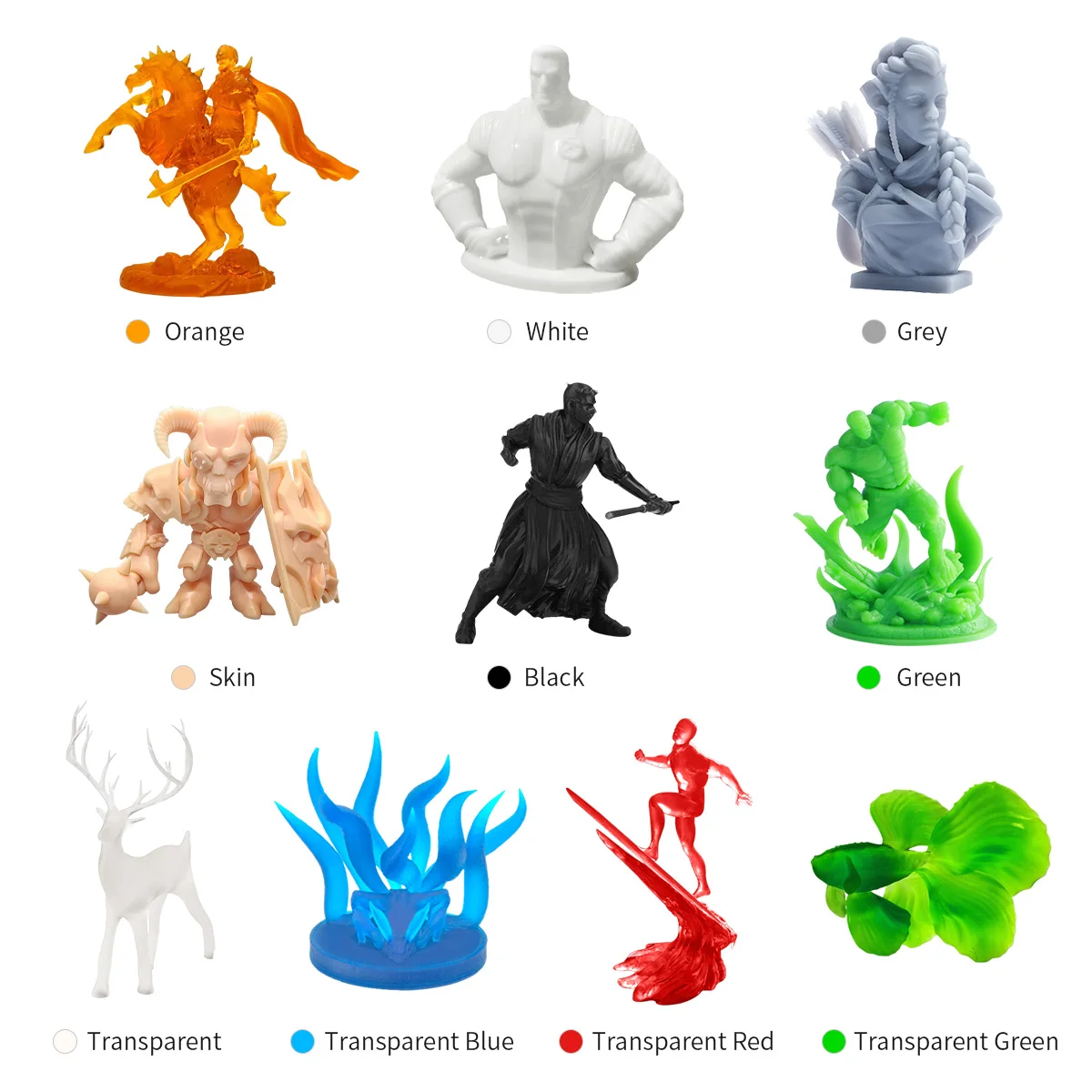SUNLU Standard Resin/ABS Like/Water Wash/14K Standard Resin 5KG 1KG/Bottle 405nm UV Resin 3D Printing For LCD 3D Printer