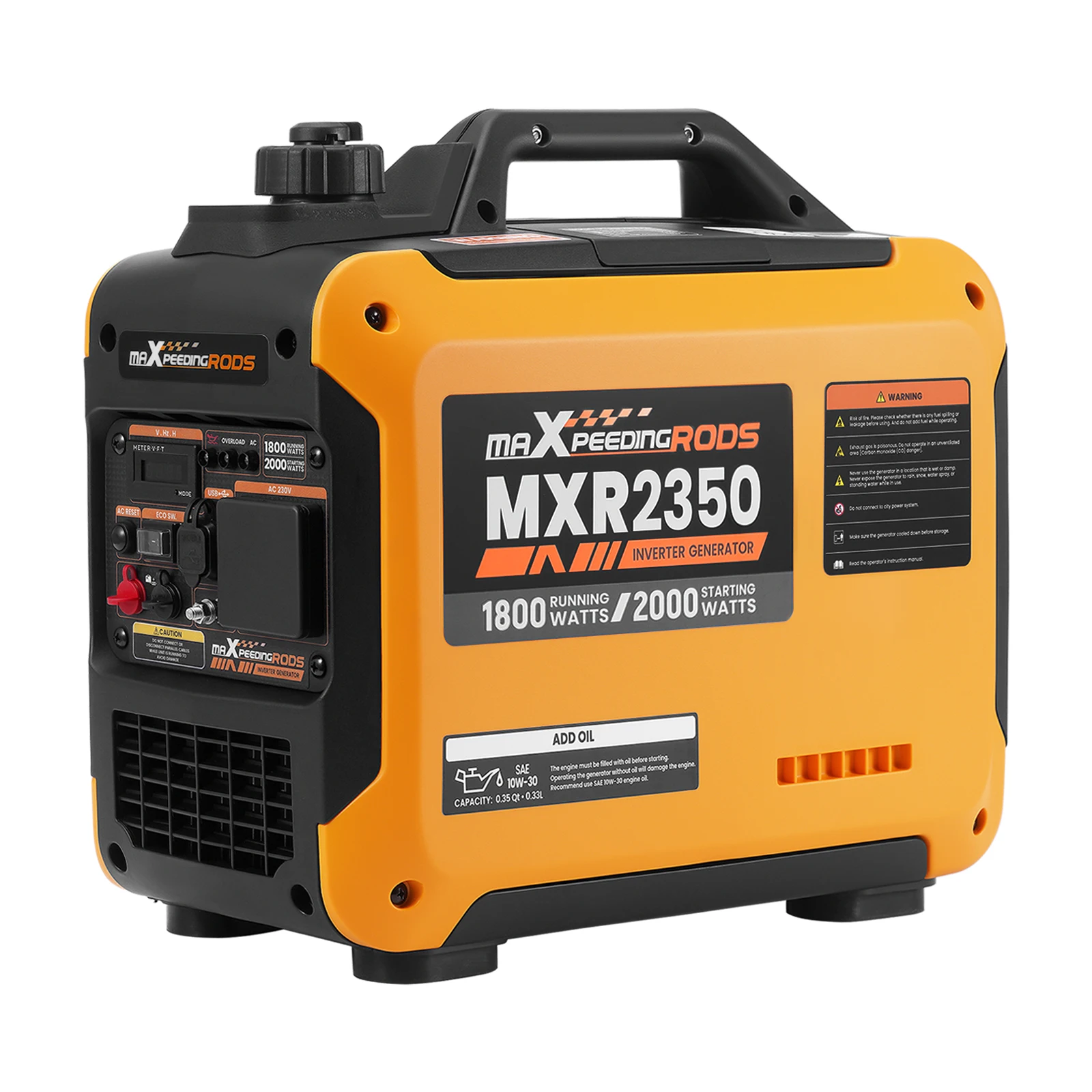 Inverter Generator Petrol 1800W-2000W Portable Silent for Camping Caravan 15kg