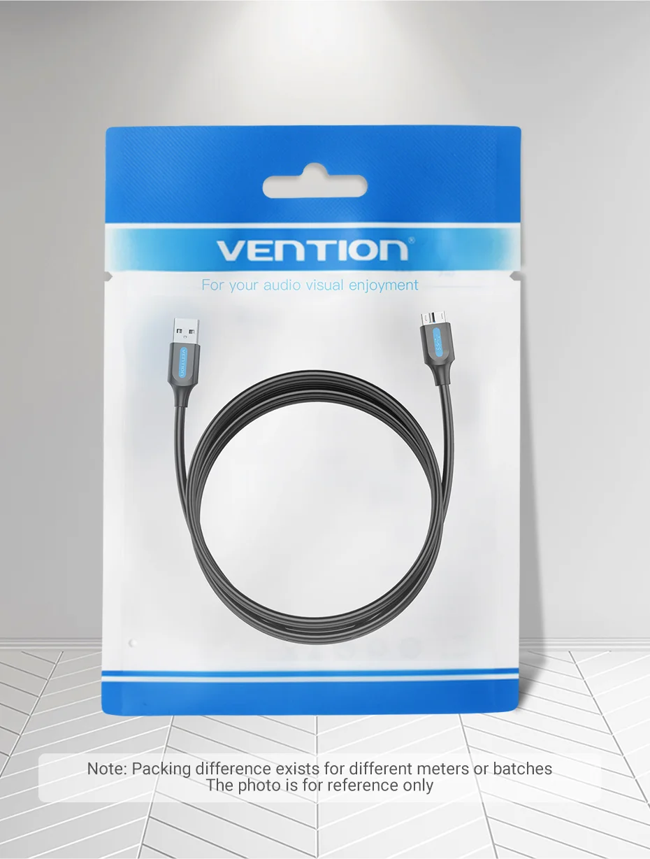 Vention Micro B Cable USB 3.0 2A to USB A Cable Data Transfer Fast Charger Cord for Hard Drive Samsung Micro B USB 3.0 Cable