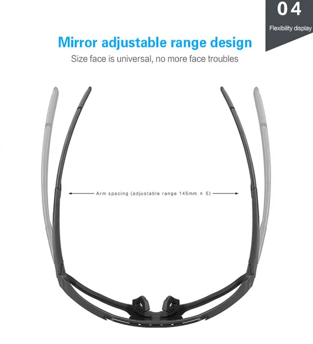 X-TIGER Cycling Glasses Polarized Glasses Bike Eyewear Sports Men's Photochromic Sunglasses MTB Road Bicycle Goggles 3/5 Lens