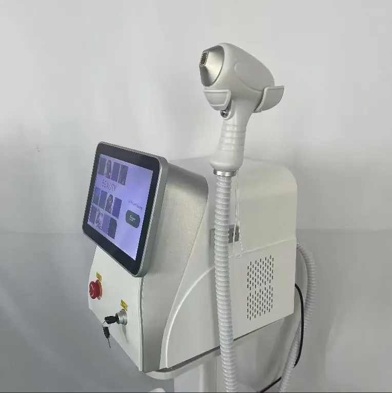 808nm Diode Laser Hair Removal Equipment Permanent Painless Non-invasive Permanent Cooling Head Painless Epilator Salon 5000W CE