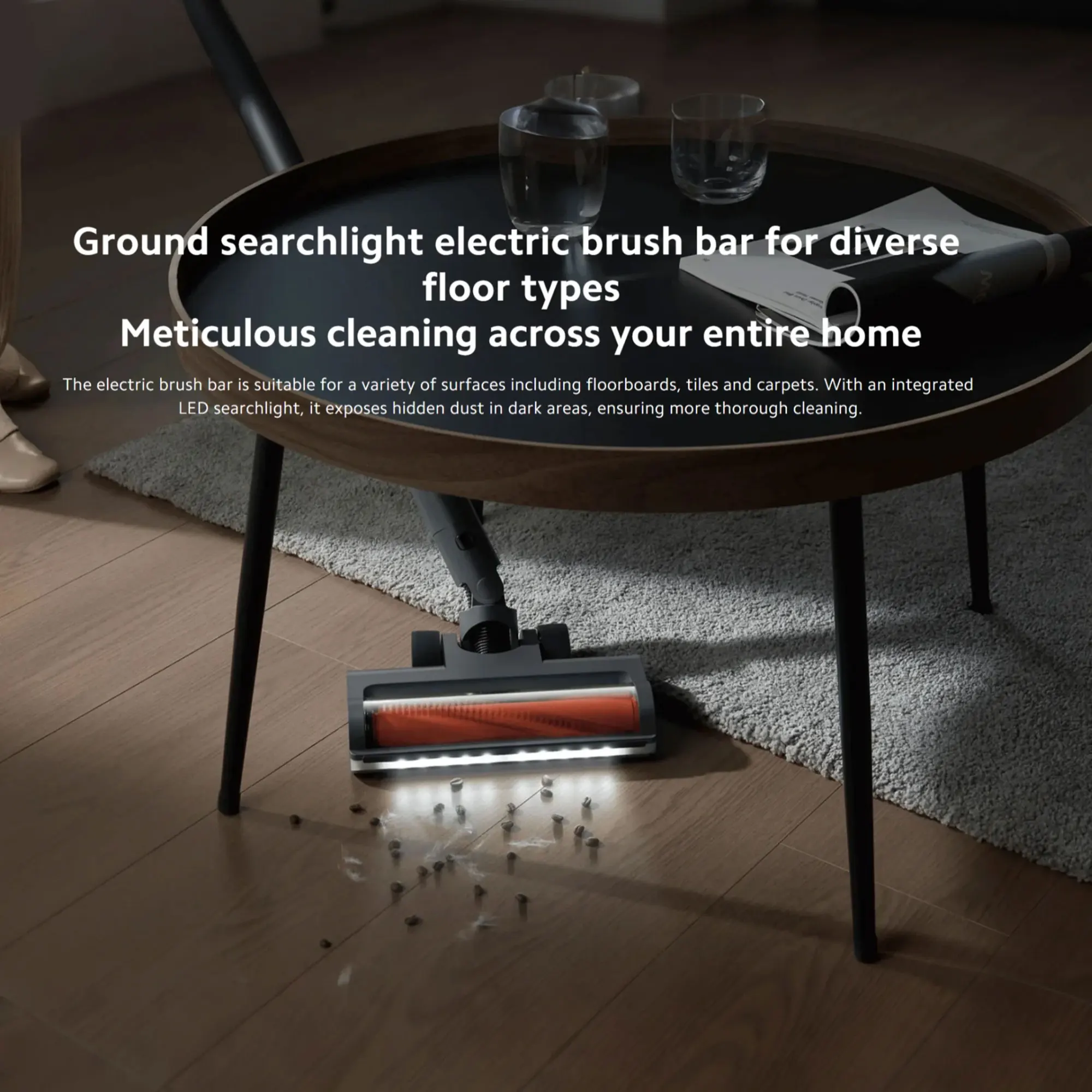 Xiaomi Vacuum Cleaner G20 Max, Mijia Wireless Hand-held Strong Suction Long Battery Life Searchlight Dust Removal Mite Suction