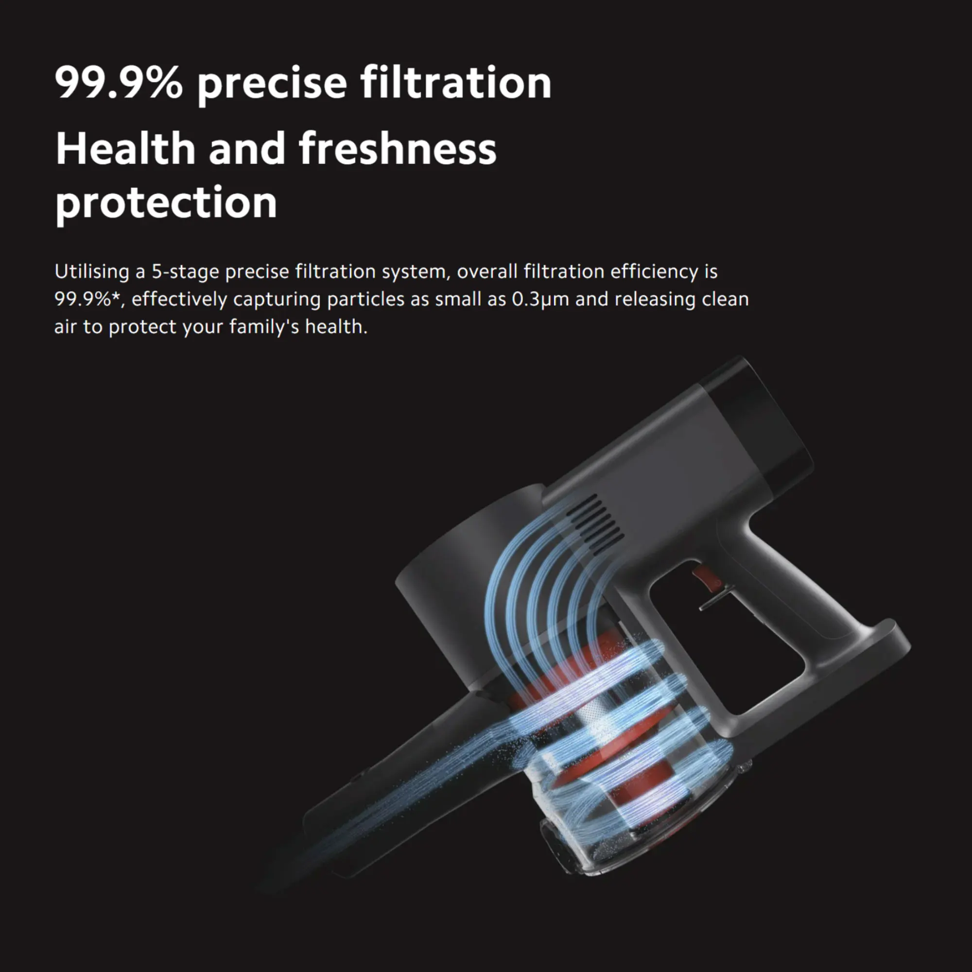 Xiaomi Vacuum Cleaner G20 Max, Mijia Wireless Hand-held Strong Suction Long Battery Life Searchlight Dust Removal Mite Suction