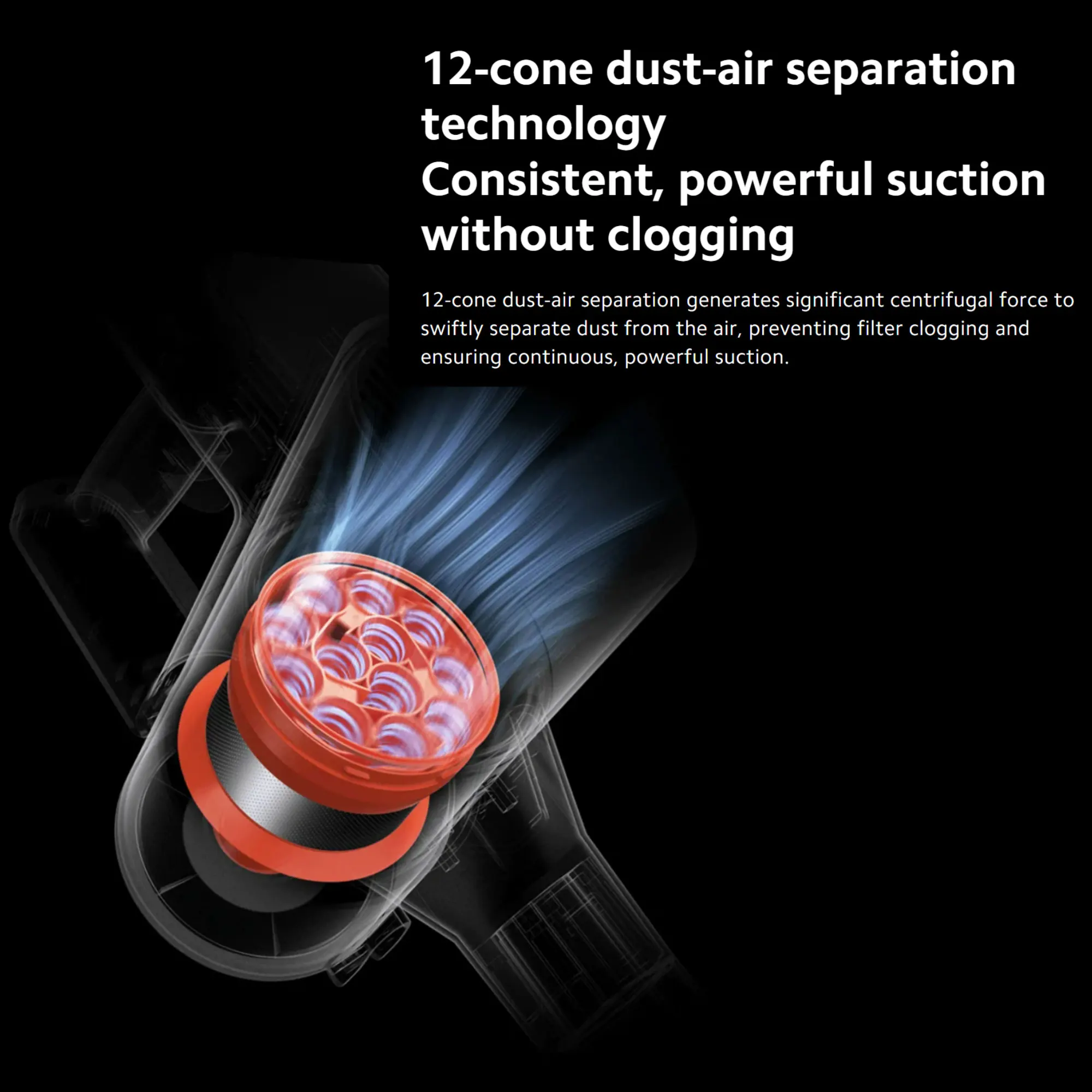 Xiaomi Vacuum Cleaner G20 Max, Mijia Wireless Hand-held Strong Suction Long Battery Life Searchlight Dust Removal Mite Suction