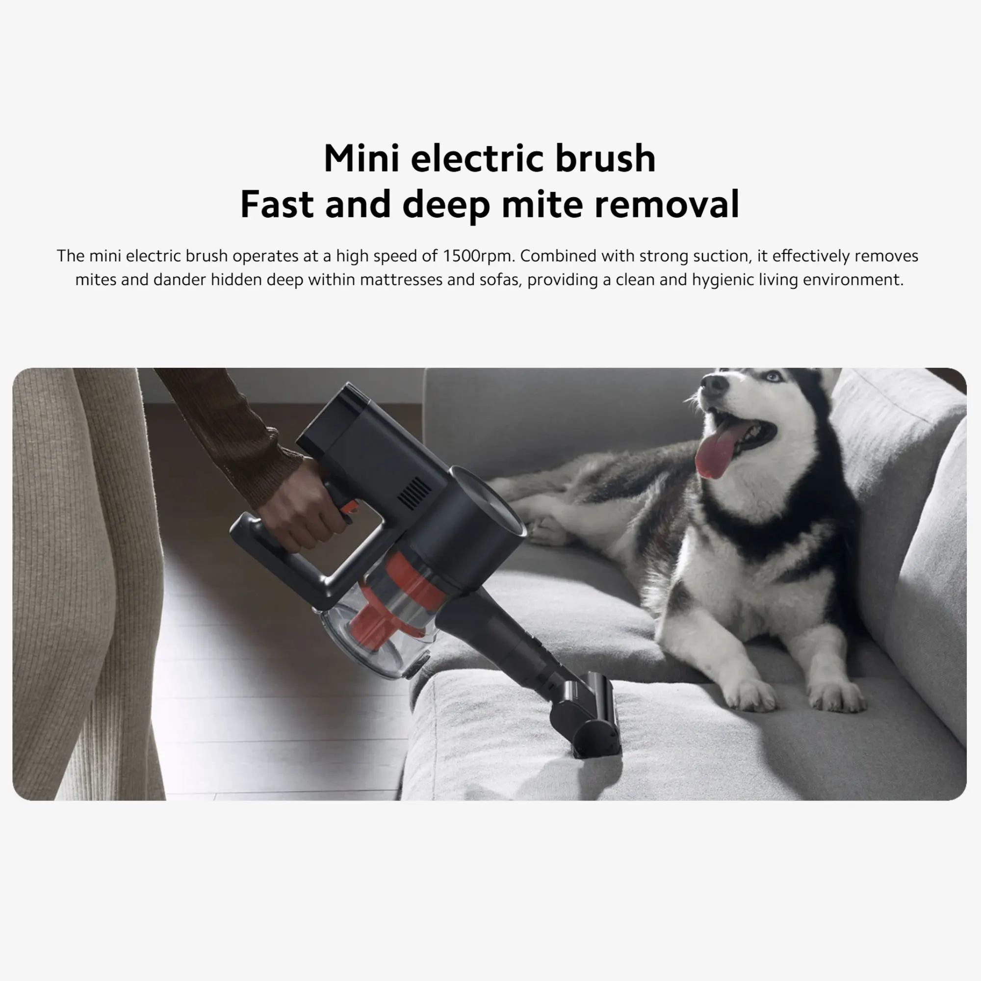 Xiaomi Vacuum Cleaner G20 Max, Mijia Wireless Hand-held Strong Suction Long Battery Life Searchlight Dust Removal Mite Suction