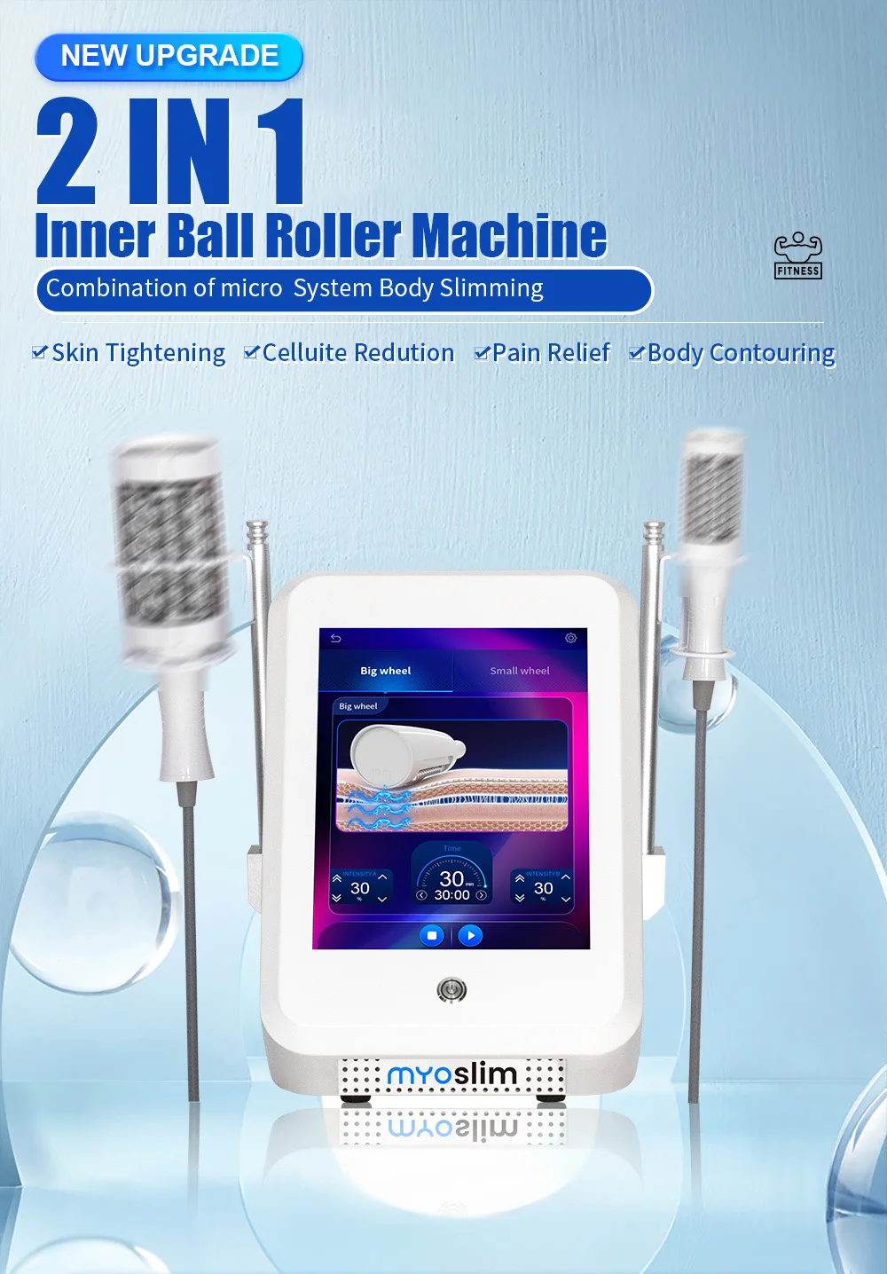 EMS Body Sculpt Machine Roller Massage Fat Burner Body Care Massage Devices Muscle Stimulation Electromagnetic Device SPA