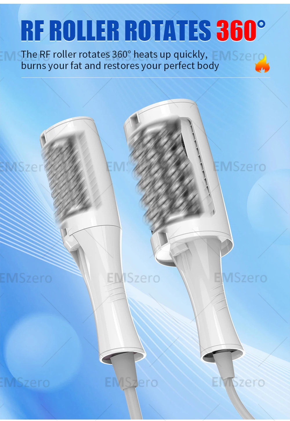 EMS Body Sculpt Machine Roller Massage Fat Burner Body Care Massage Devices Muscle Stimulation Electromagnetic Device SPA