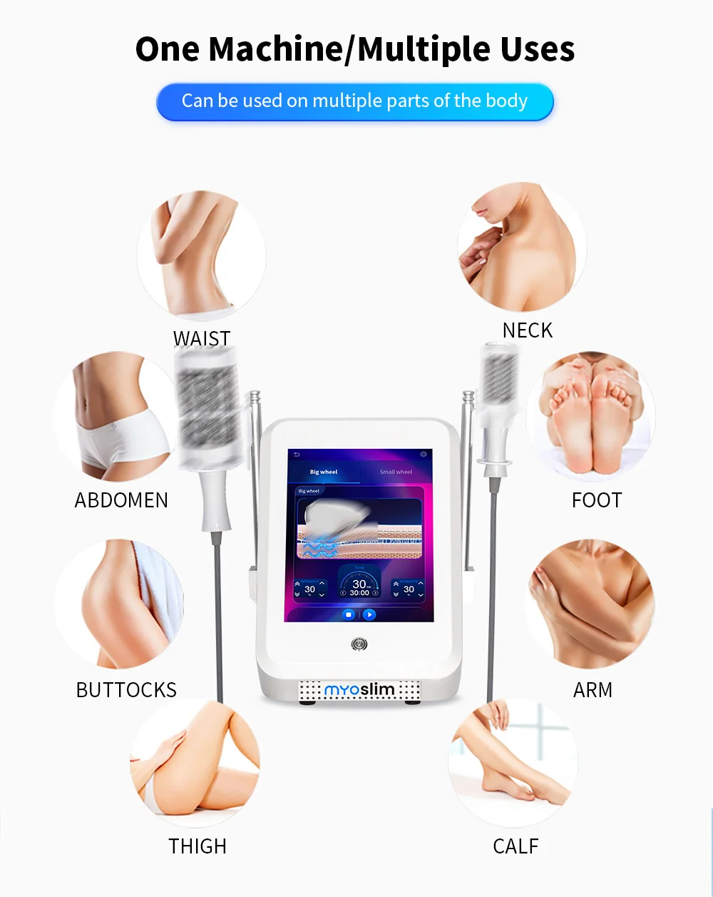 EMS Body Sculpt Machine Roller Massage Fat Burner Body Care Massage Devices Muscle Stimulation Electromagnetic Device SPA