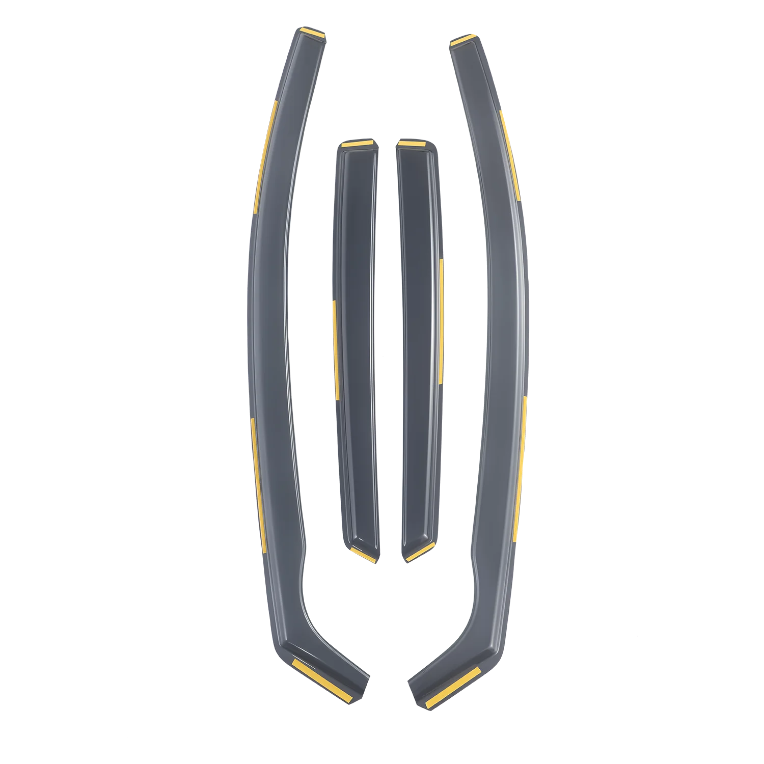 FOR SEAT Leon/Cupra MK3 2013-2020 5 Door Hatchback Wind Deflectors 4pc + Clips