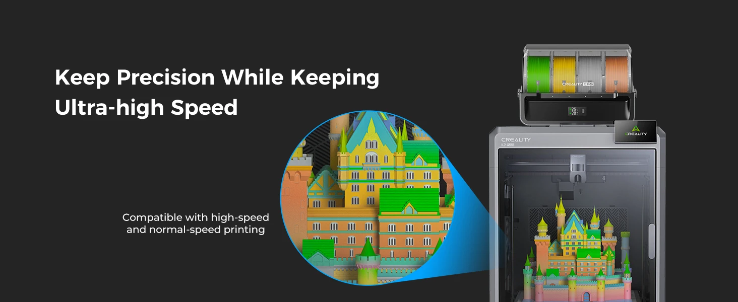 Creality Hyper PLA RFID Filament 1.75mm 1KG High-speed Printing Comes with A Built-in Chip To Recognize Colors for K2 Plus Combo