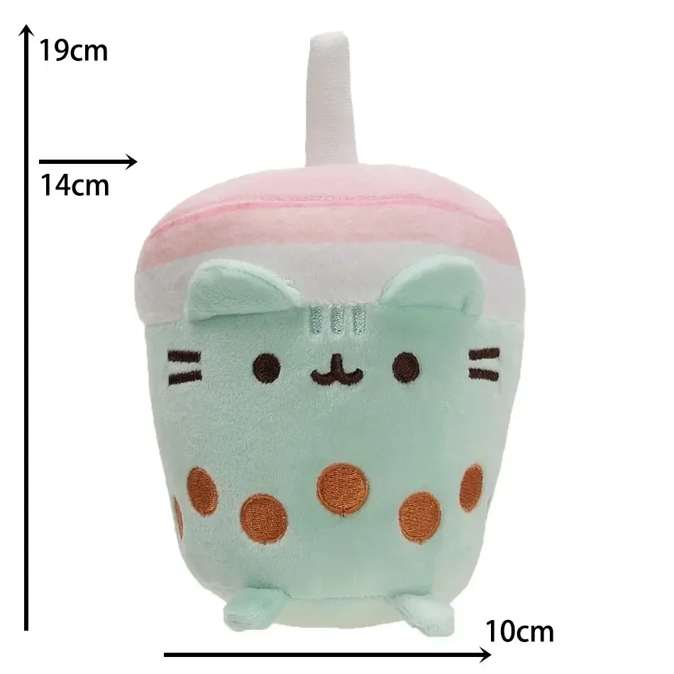 Simulated Cat Doll Plush Toy Anime Cat Soft Home Decoration Tabletop Bedroom Decoration Kids Toy Series Accessories Gifts/