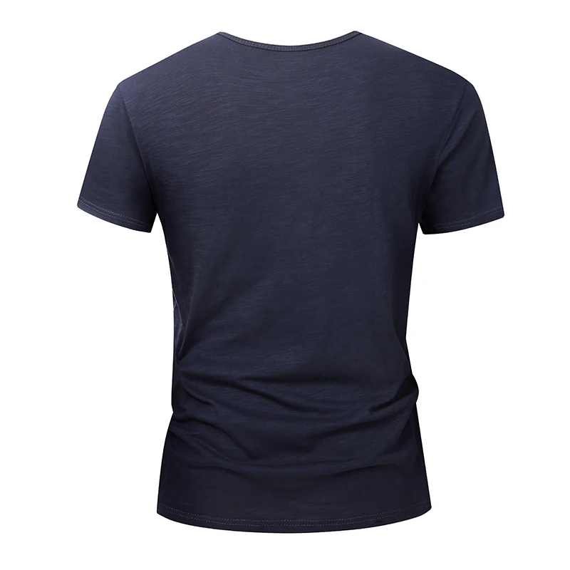 100% Cotton Men T-shirt Summer Short Sleeve Tops Tee Black White Male Clothing Soft High Quality Homme Tshirt Casual T Shirt Men
