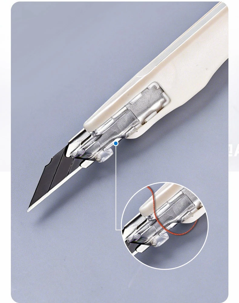 9mm Anti-Shaking Utility Knife Sharp Steel Blades Box Cutter Auto Lock Professional Craft DIY Opener