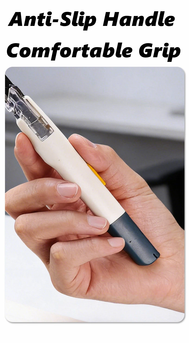 9mm Anti-Shaking Utility Knife Sharp Steel Blades Box Cutter Auto Lock Professional Craft DIY Opener