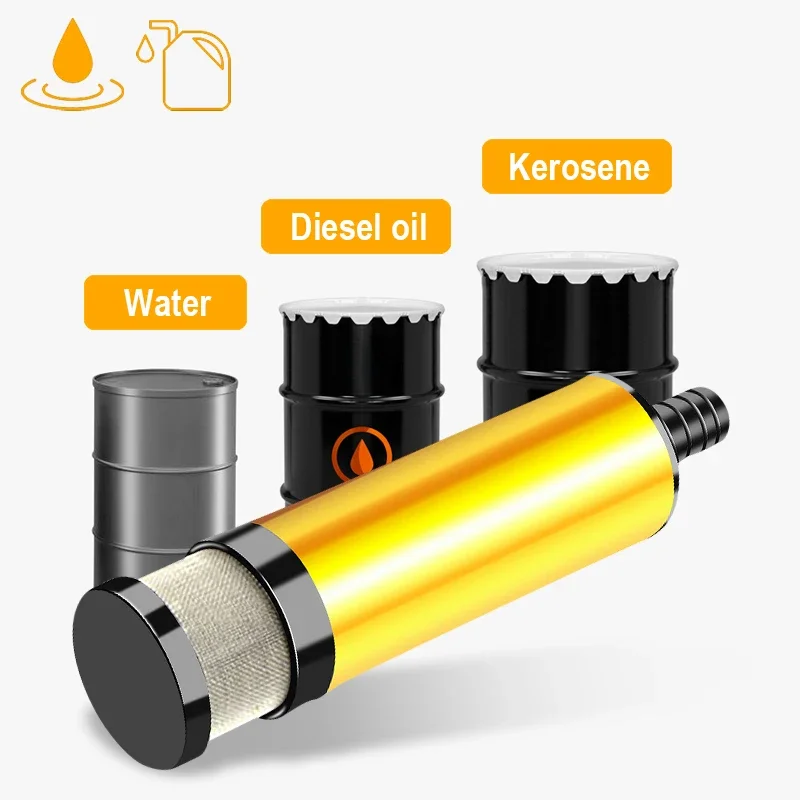 38/51MM Electric Car Oil Pump 12L/min DC12V For Pumping Diesel Oil Water Fuel Transfer Pump Quality Motor Aluminum Alloy Shell