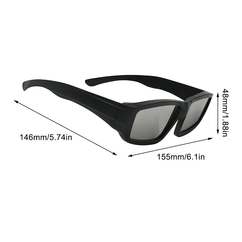 1/2/5 Pack Solar Eclipse Glasses, Observation Sunglasses, Made from Biodegradable Materials, Safe Protection for Adults & Teens