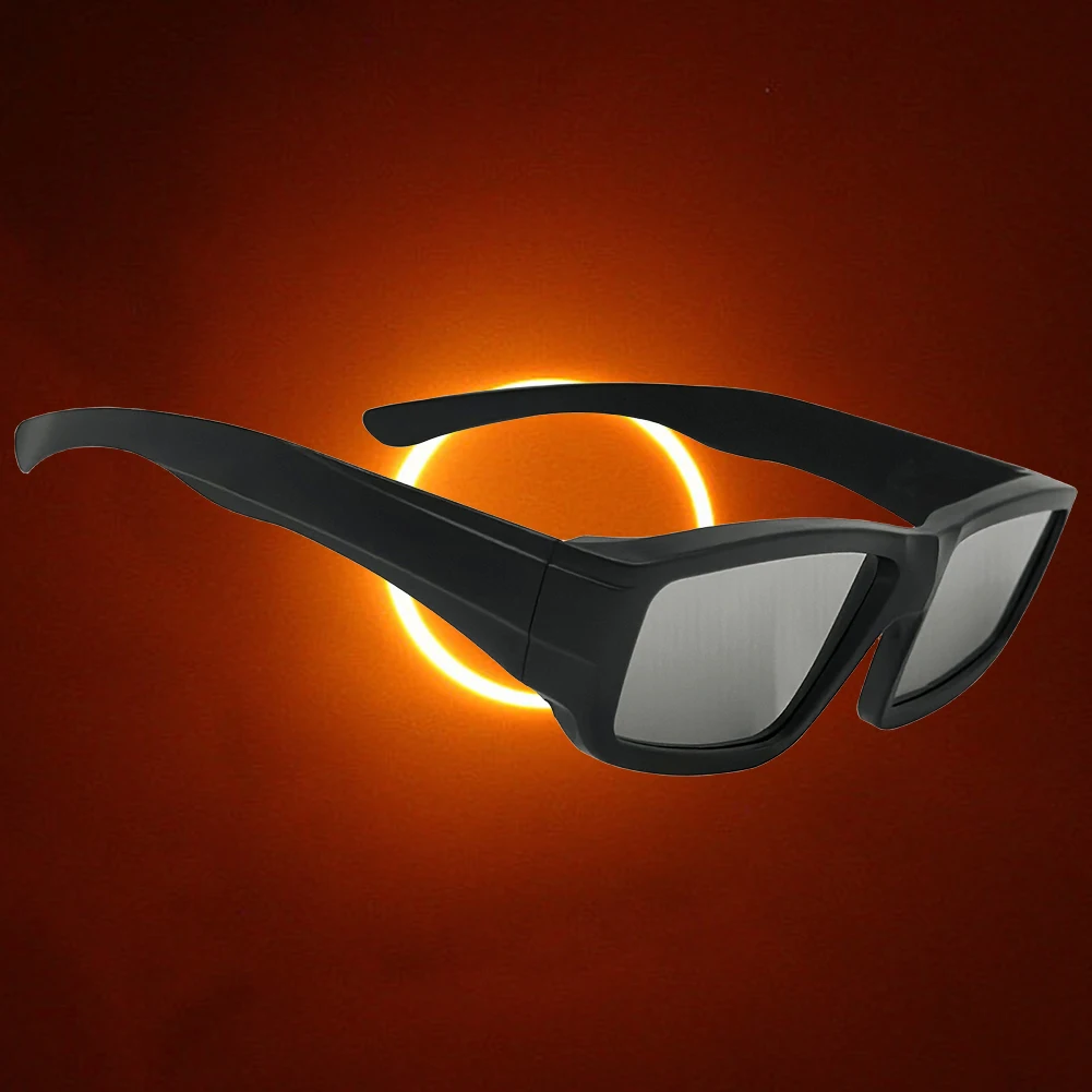 1/2/5 Pack Solar Eclipse Glasses, Observation Sunglasses, Made from Biodegradable Materials, Safe Protection for Adults & Teens