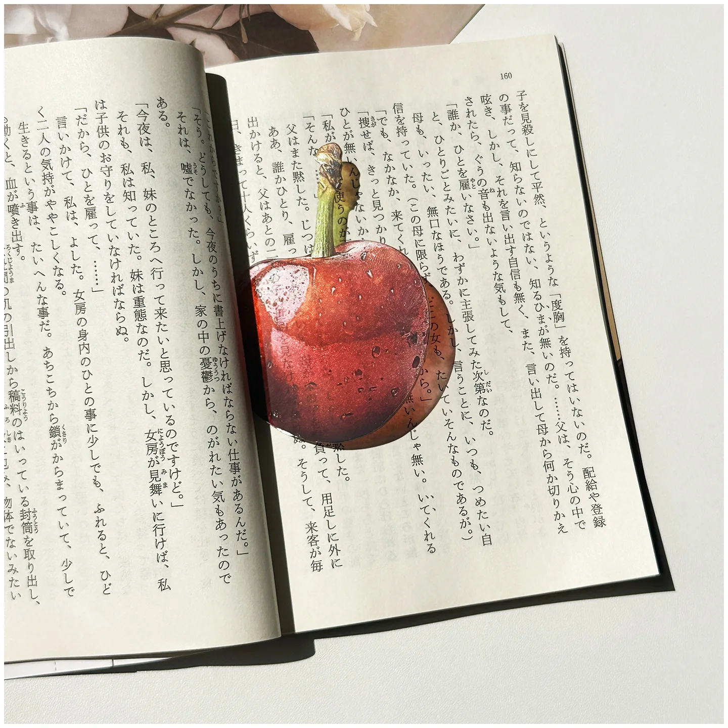 Simulation Fruit Bookmark Cute Creative Reading Bookmark Stationery For School Student Office Book Collection Birthday Gift Desk