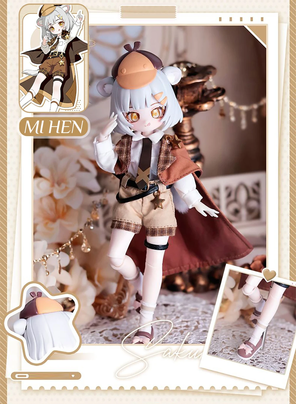 Authentic Sakura Park Start Again Series 1/12 Bjd Blind Box Movable Joint Doll Action Figure Anime Figure Model Mystery Gift
