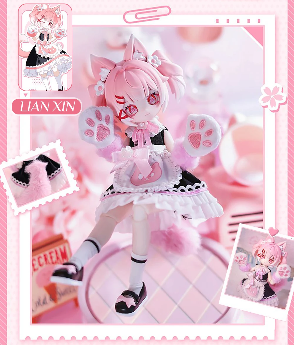 Authentic Sakura Park Start Again Series 1/12 Bjd Blind Box Movable Joint Doll Action Figure Anime Figure Model Mystery Gift