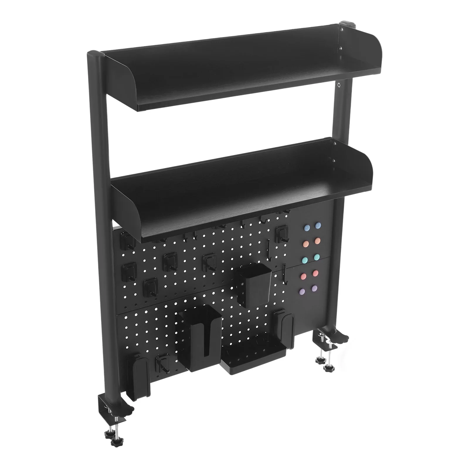 Desktop Bookshelf Multipurpose Clip-on Desk Organiser Countertop Clip-on Bookshelf