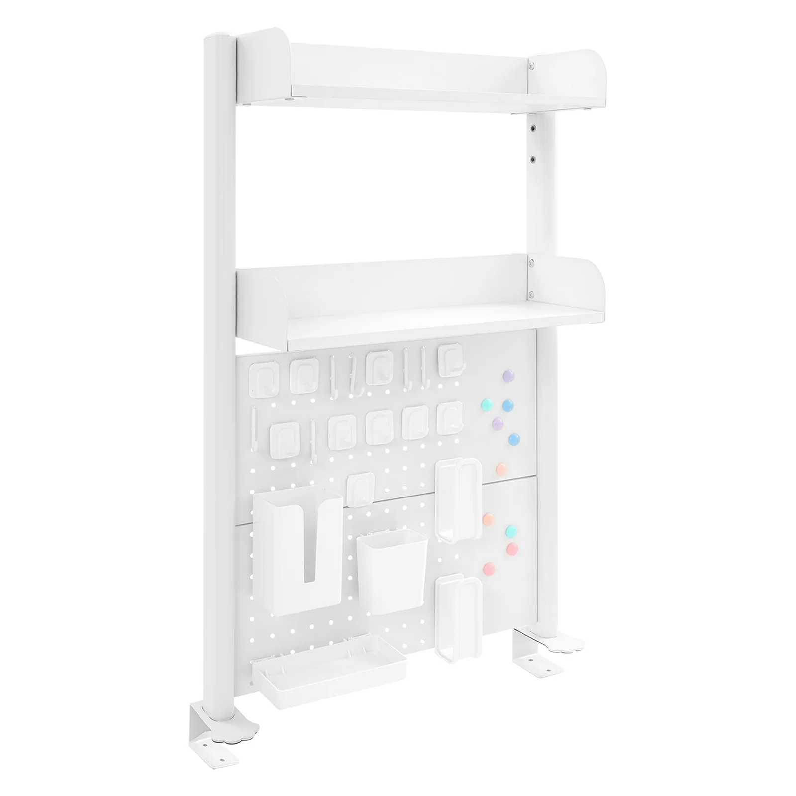 Desktop Bookshelf Multipurpose Clip-on Desk Organiser Countertop Clip-on Bookshelf