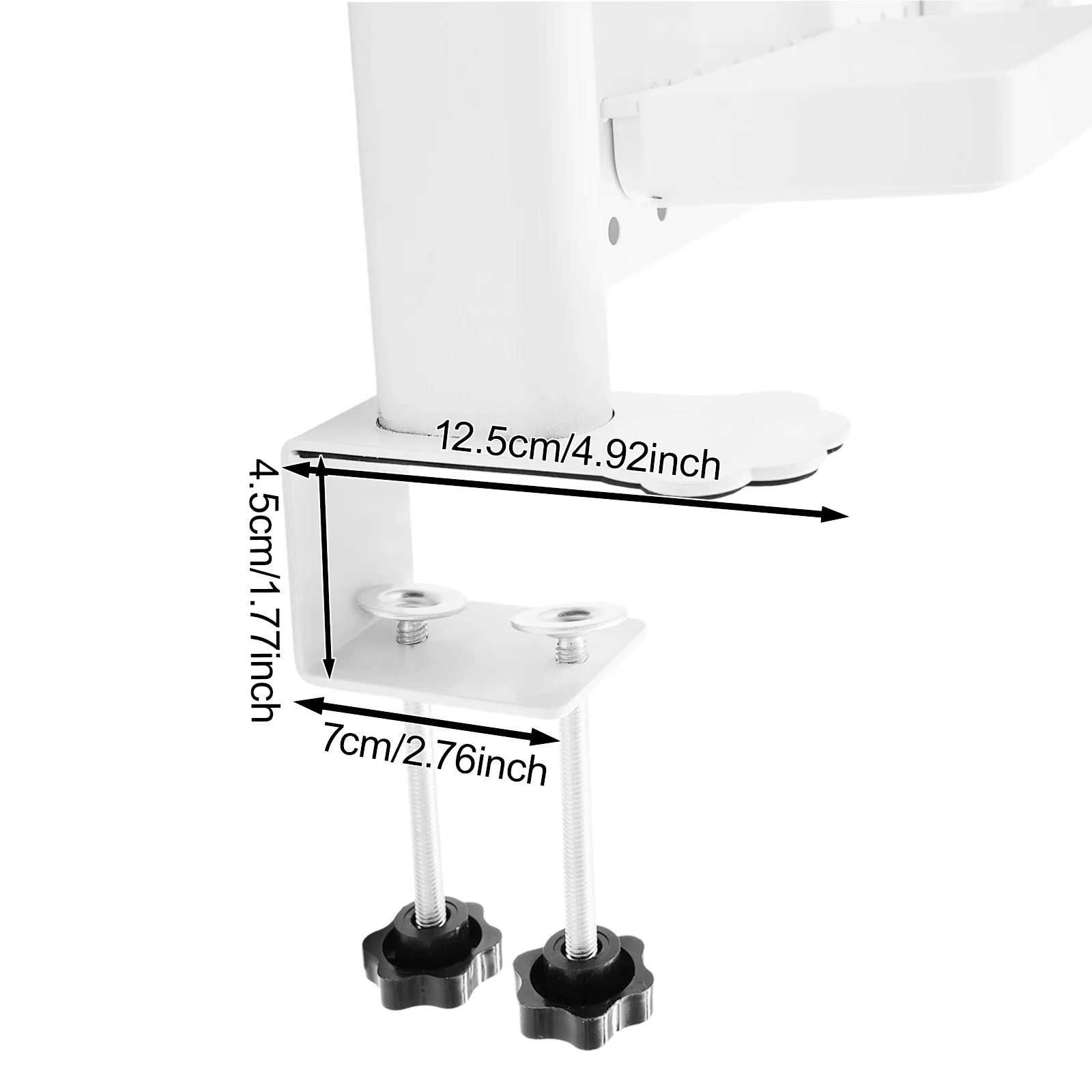 Desktop Bookshelf Multipurpose Clip-on Desk Organiser Countertop Clip-on Bookshelf