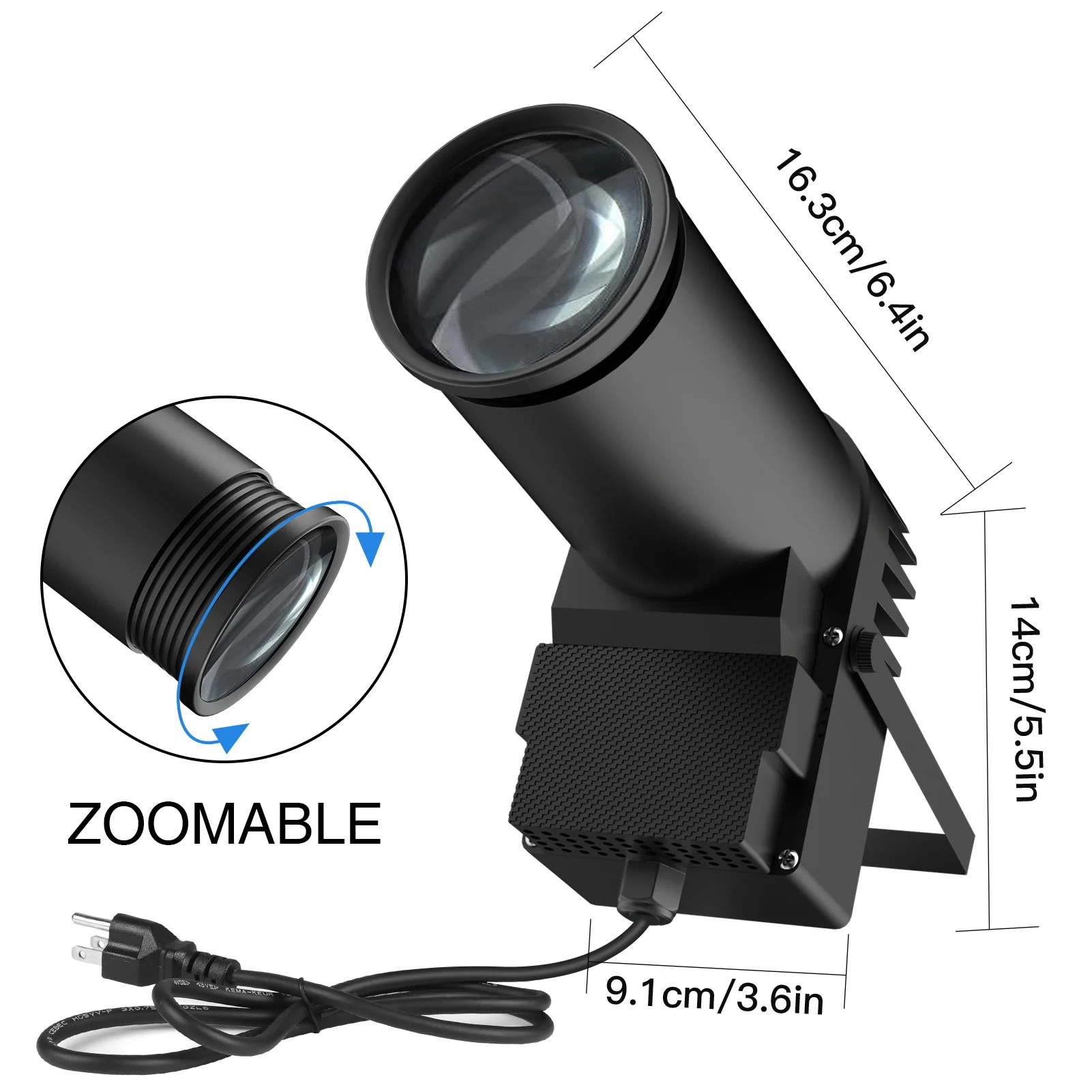 Datewink 2/4Pcs 30W RGBW LED Beam Pinspot Light Spot Lights DJ Disco Mirror Ball Stage Lighting Effect DMX For Party Wedding Bar
