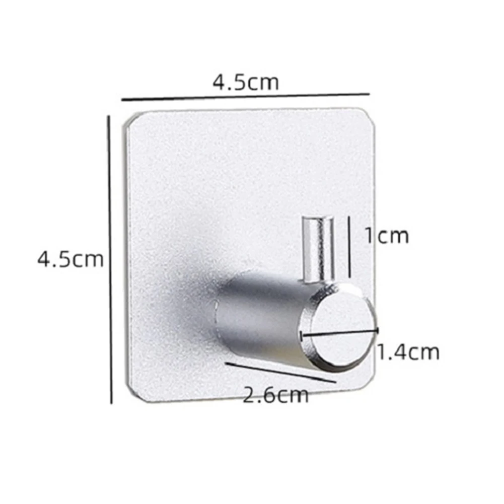 Self Adhesive Kitchen Towel Hooks Door Wall Mounted Household Hat Key Coat Rack Door Hanging Organizer Home Soupplies