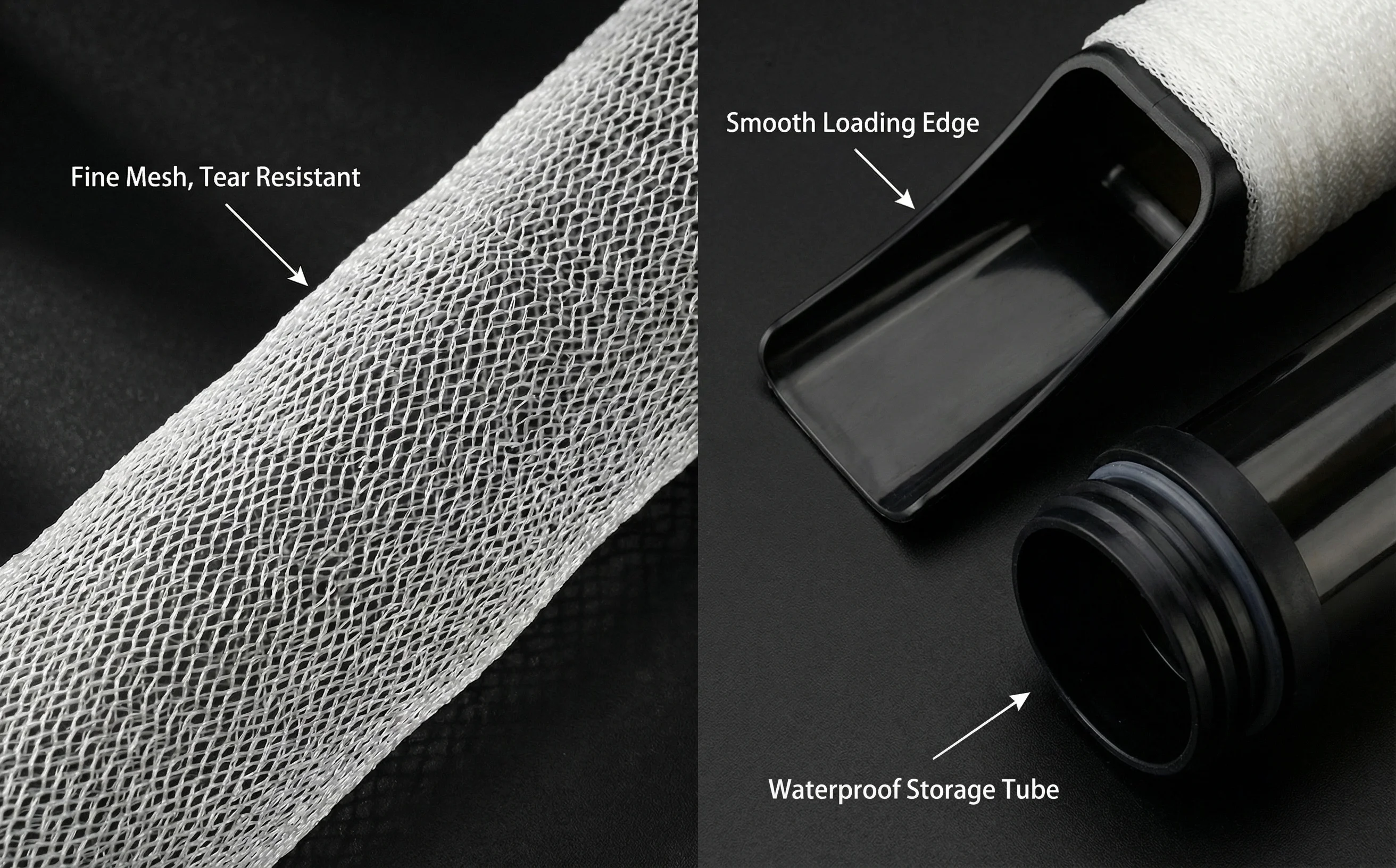 Hirisi 5M Carp Fishing PVA Mesh In Tube 18/25/37mm for Fishing Bait Quick Dissolving Carp Fishing Feeder Fishing Accessories