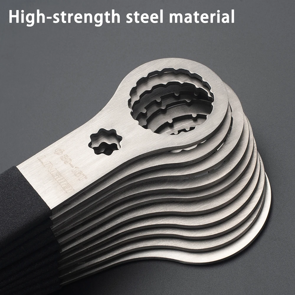 Bicycle Bottom Bracket Wrench Spanner Repair Tool 44-16/49-16/52-16/46-24/39-16/46-12/48-12/49-12/50-12/40.5-16T For DUB BSA T47