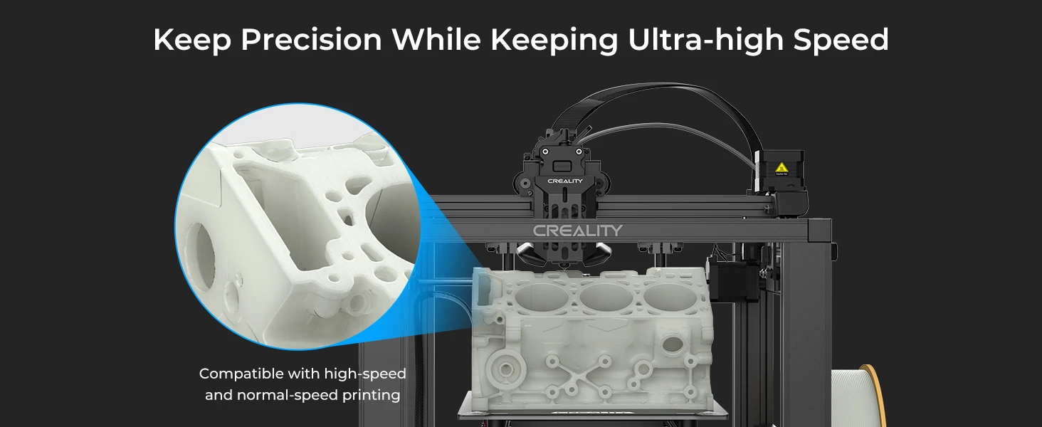 5/10KG Creality Hyper PLA Filament 1.75mm High Fluidity High Speed 3D Printing Material Stable Extrusion Spool Dimensional