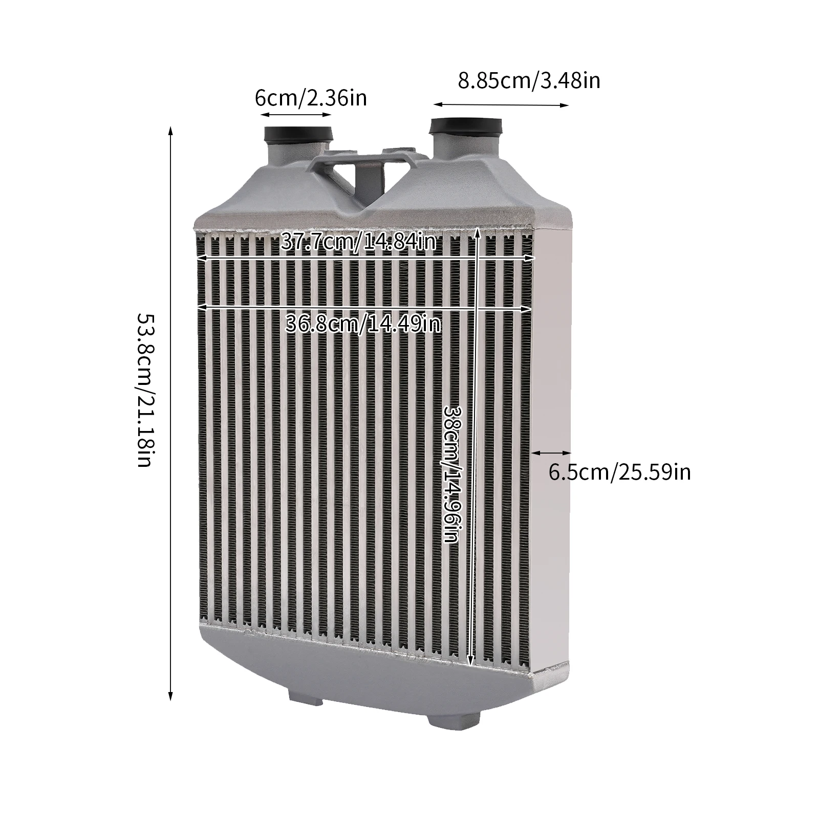 Intercooler Seat Sport Intercooler Aluminium Intercooler for Ibiza Mk4 VW Polo 9N3 Skoda Fabia LLK Turbo Cooler