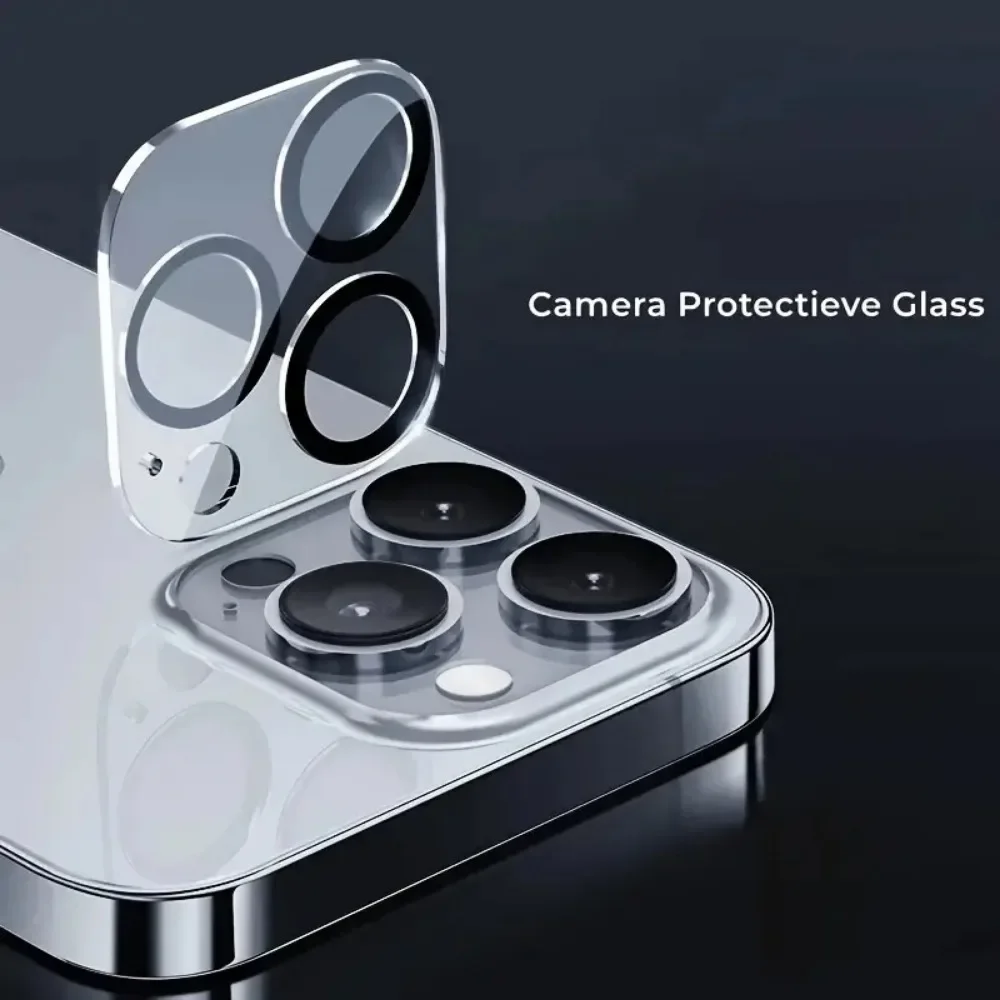 6-IN-1 Tempered Glass Screen Protector For iPhone 16 15 14 Pro Max 14 15 Plus Camera Lens Glass For iPhone 16e 13 11 12 Pro Max