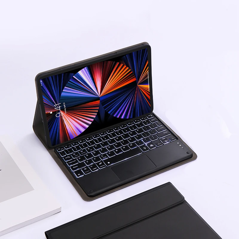 Case with Touchpad Keyboard for Xiaomi Pad 7 Tablet Case Magnetic Backlit Keyboard for Xiaomi Mi Pad 7 Teclado Keyboard Cover