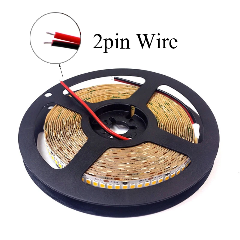 LED Strip 12V 24V 2835 240LED/m 5M Flexible Led Tape Light Lighting Super Bright 1200LEDs Waterproof Warm/Cold/Natural White
