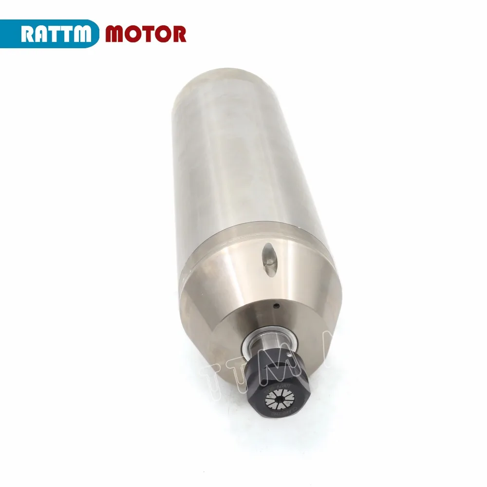 【EU&BR Stock】CNC Spindle 3.5KW 220V 380V Waterproof Water Cooled Spindle Motor ER20 400Hz 24000RPM 100x258mm Metal Engraver
